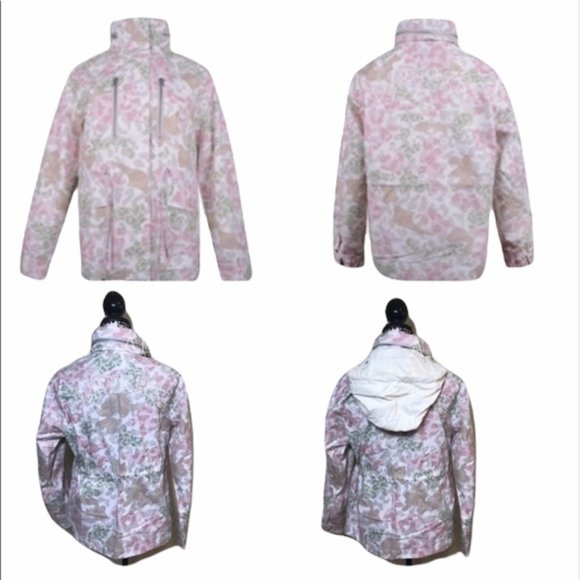 💥MEGA SALE💥Converse 10006842-A02 Utility F2 Hooded Women’s Jacket Rose Pink - Picture 10 of 10